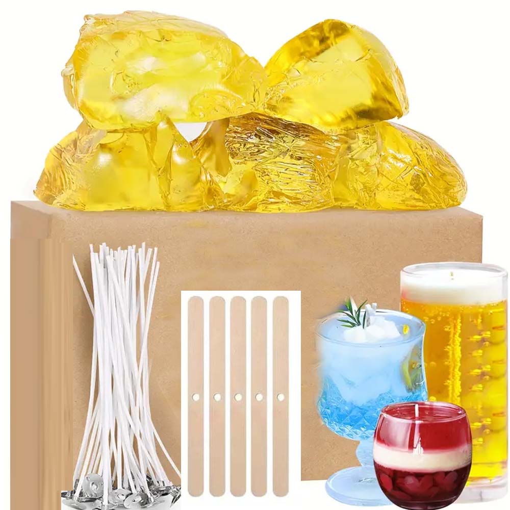 Candle Making Video - 200g Yellow Clear Gel Jelly Wax
