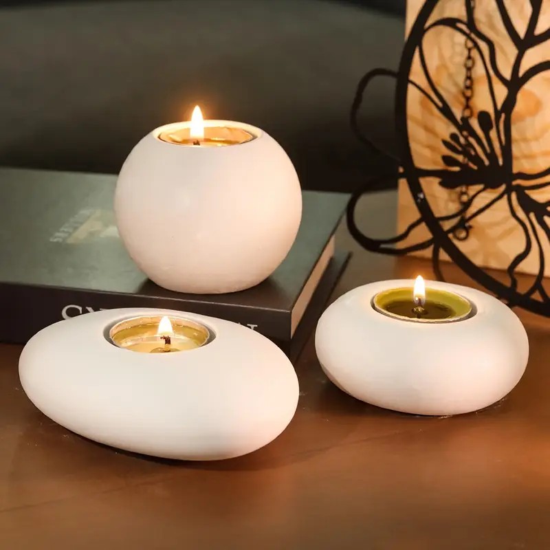 Candle Making Ideas - Tealight Candle Holder Resin Silicone Mold,