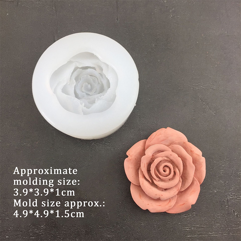 3D Rose Flower Shape Leaf Sili - Candle Making Ideas 评论和价格