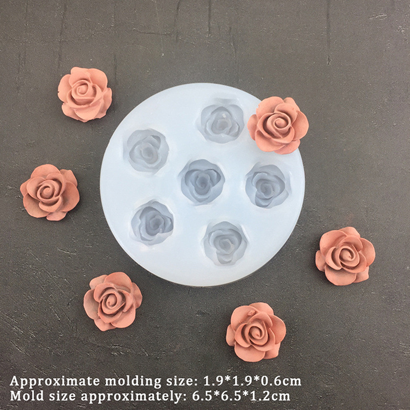 3D Rose Flower Shape Leaf Sili - Candle Making Ideas 评论和价格