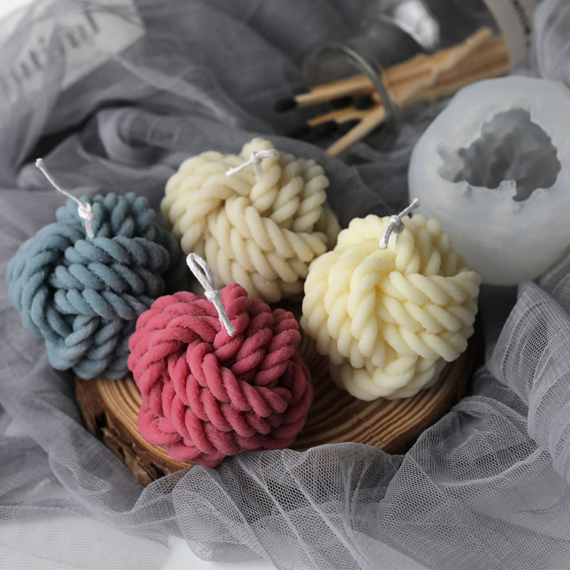 3D Wool Shape Candle Mold Scen - Candle Making Video 评论和价格