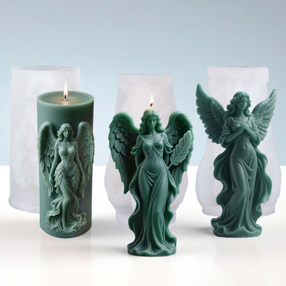 Wings Goddess Scented Silicone - Candle Making Video 评论和价格