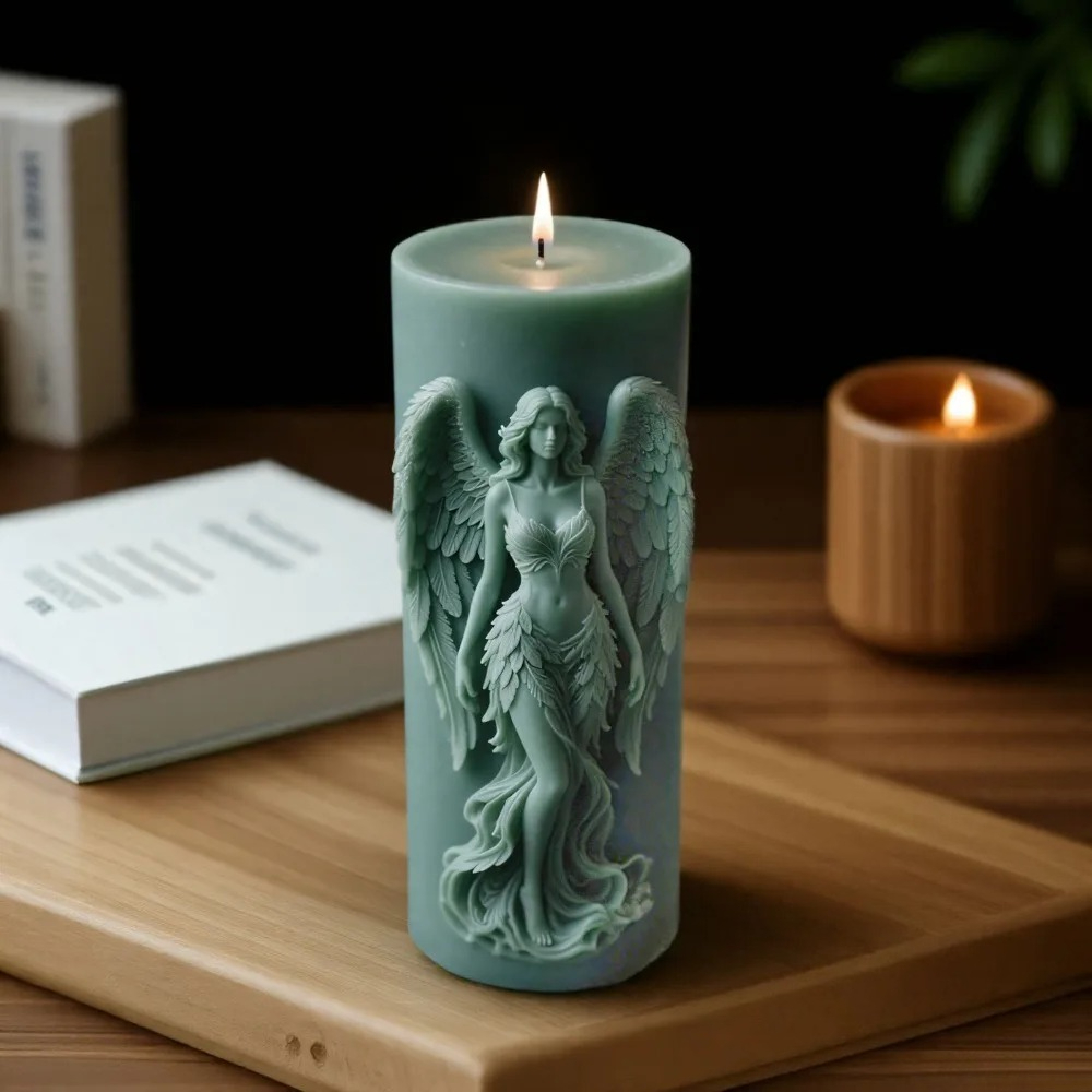 Wings Goddess Scented Silicone - Candle Making Video 评论和价格