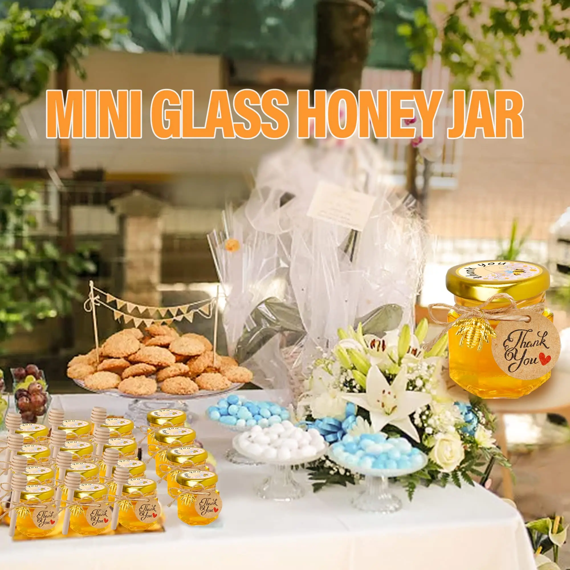 1.5Oz Hexagon Mini Glass Honey - Candle Making Event 评论和价格