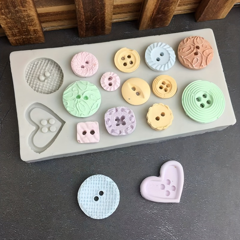 Buttons Shape Silicone Mold Si - Candle Making Ideas 评论和价格