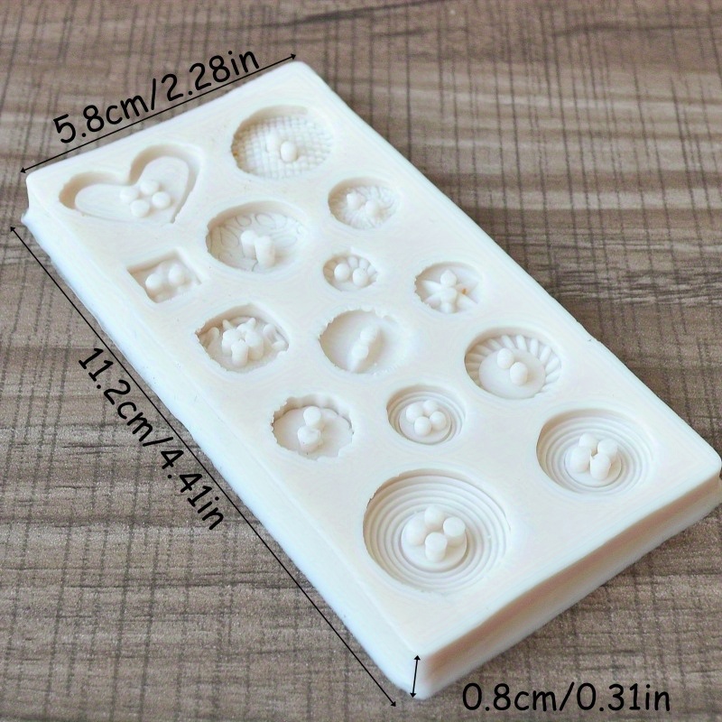 Buttons Shape Silicone Mold Si - Candle Making Ideas 评论和价格