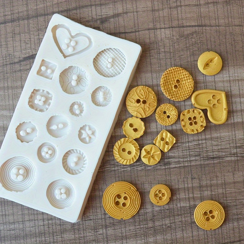 Buttons Shape Silicone Mold Si - Candle Making Ideas 评论和价格