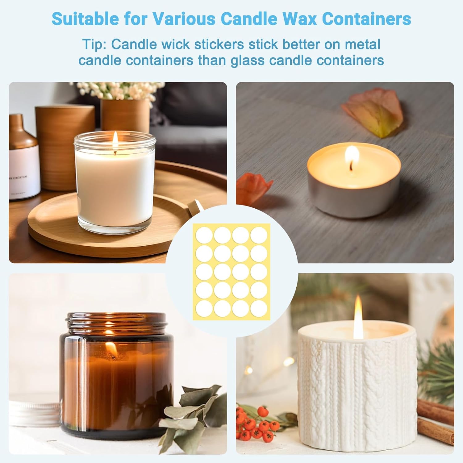400PCS/100PCS Candle Wick Stic - Candle Making At Home 评论和价格