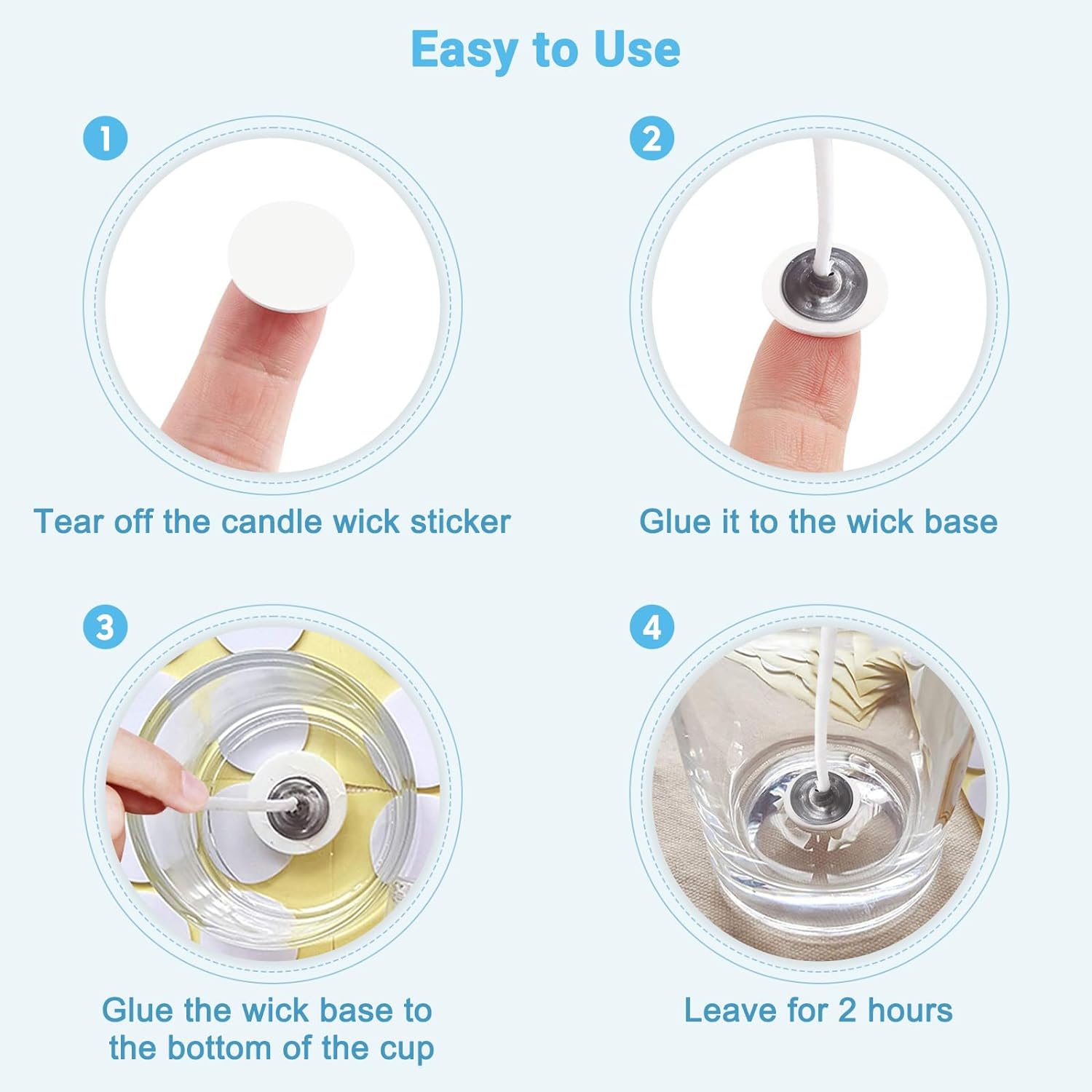 400PCS/100PCS Candle Wick Stic - Candle Making At Home 评论和价格