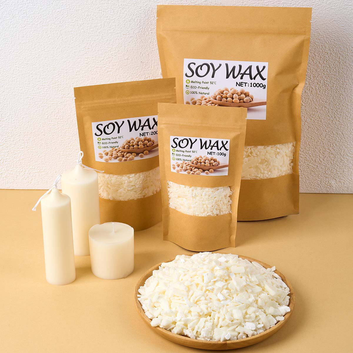 1 Pounds Pure White Soy Wax Fo - Candle Making Experience 评论和价格
