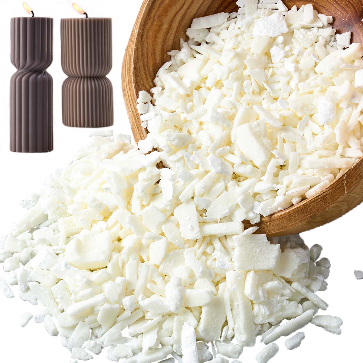 1 Pounds Pure White Soy Wax Fo - Candle Making Experience 评论和价格