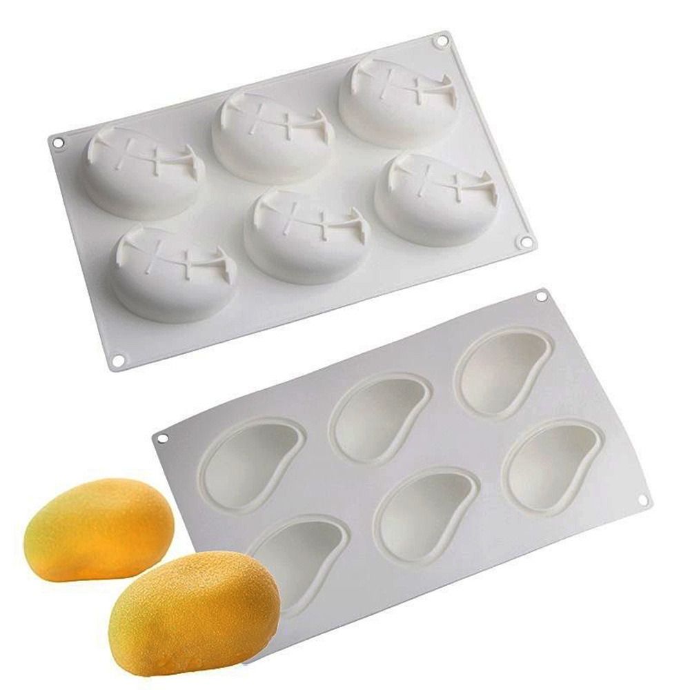 6 Cavity Mango Shaped Cake Mol - Candle Making Ideas 评论和价格
