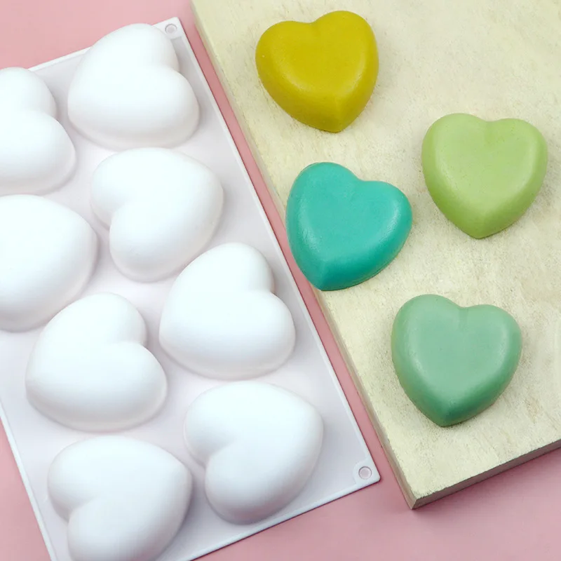 Love Heart Silicone Soap Mold  - Candle Making Experience 评论和价格