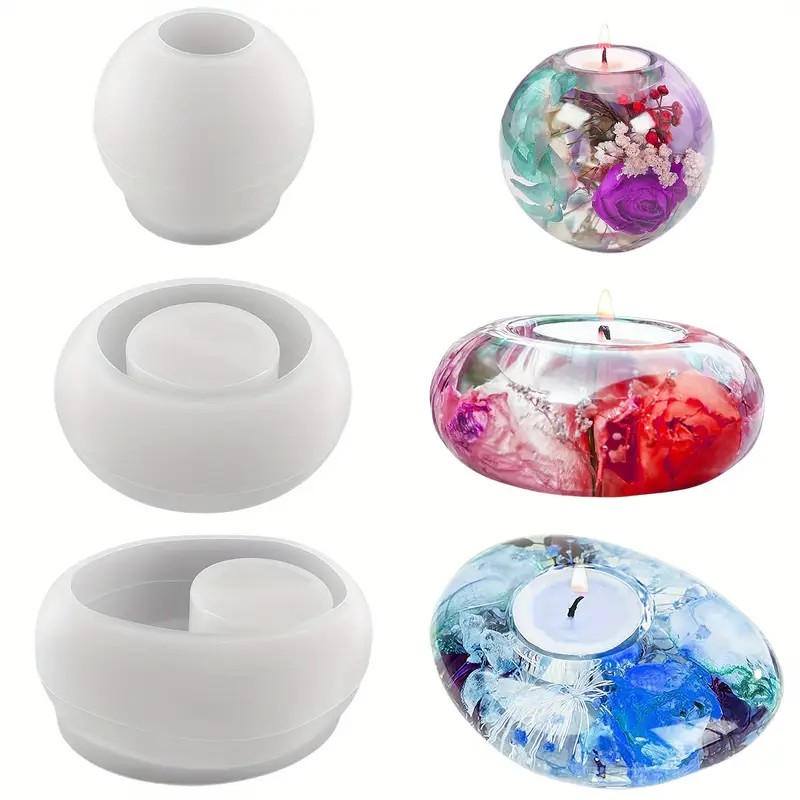 Tealight Candle Holder Resin S - Candle Making Ideas 评论和价格