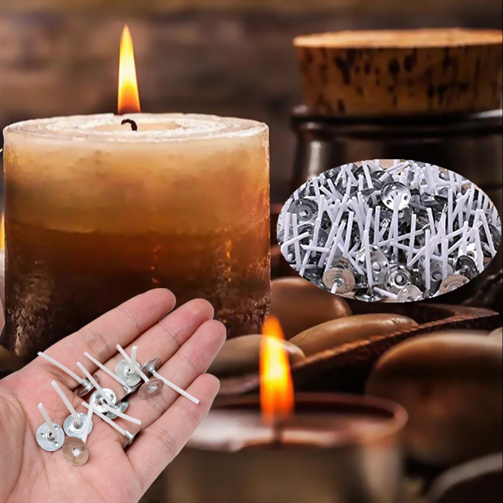2.6/6cm 8-25 PCS Candle Wicks  - Cotton Wick Pre Tabbed 评论和价格