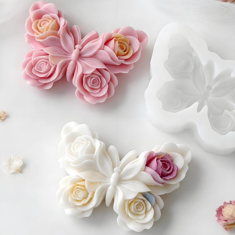 DIY Rose Butterfly Form Silico - Candle Making Ideas 评论和价格