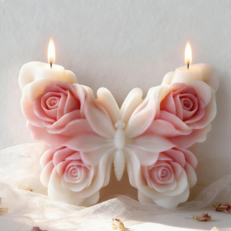 DIY Rose Butterfly Form Silico - Candle Making Ideas 评论和价格