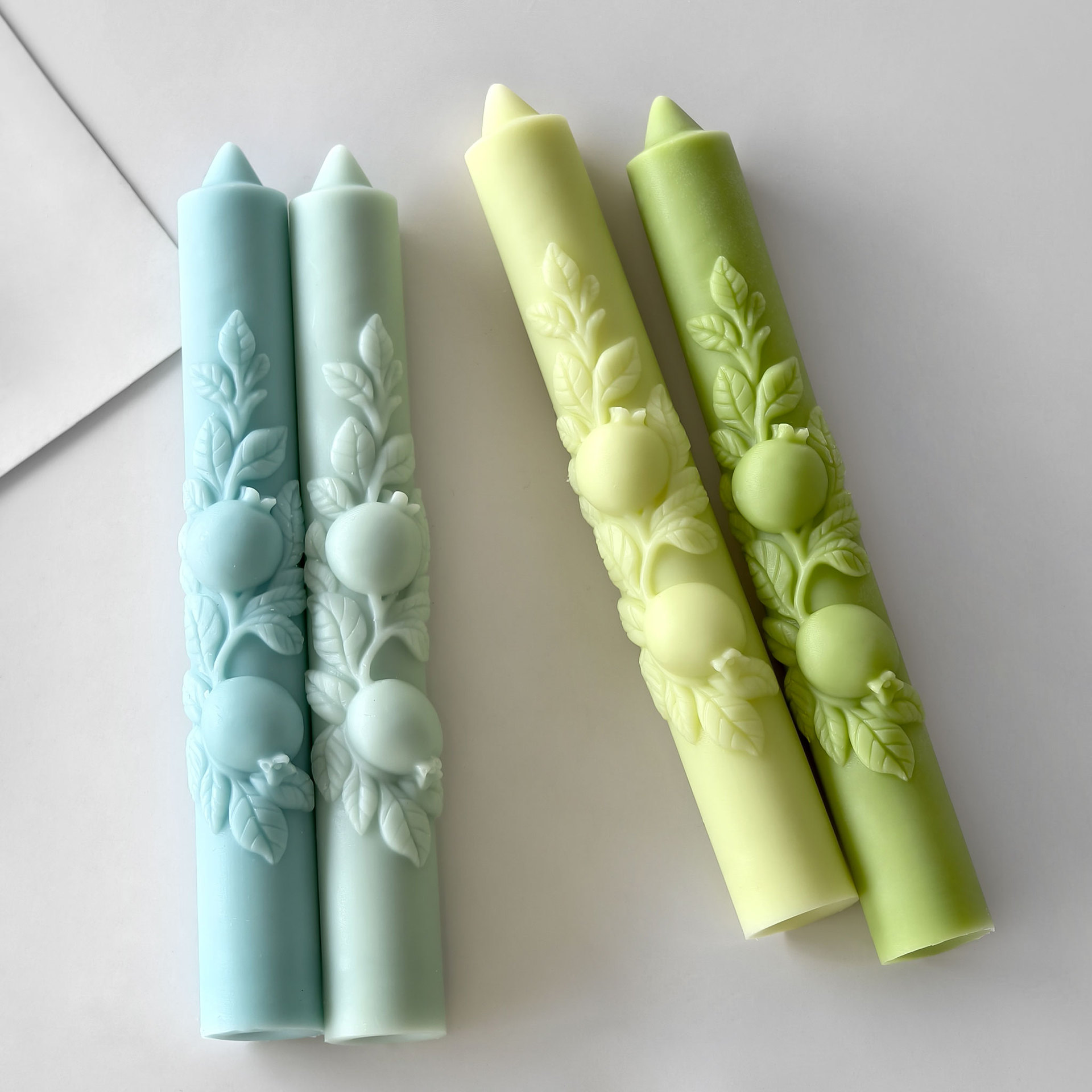 DIY Pomegranate Relief Long Ro - Candle Making Video 评论和价格