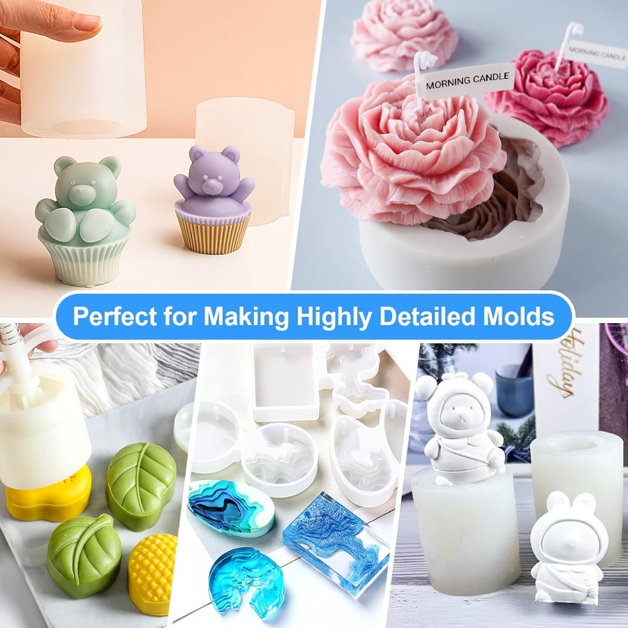 Silicone Mold Making Kit, 38.8 - Candle Making Experience 评论和价格