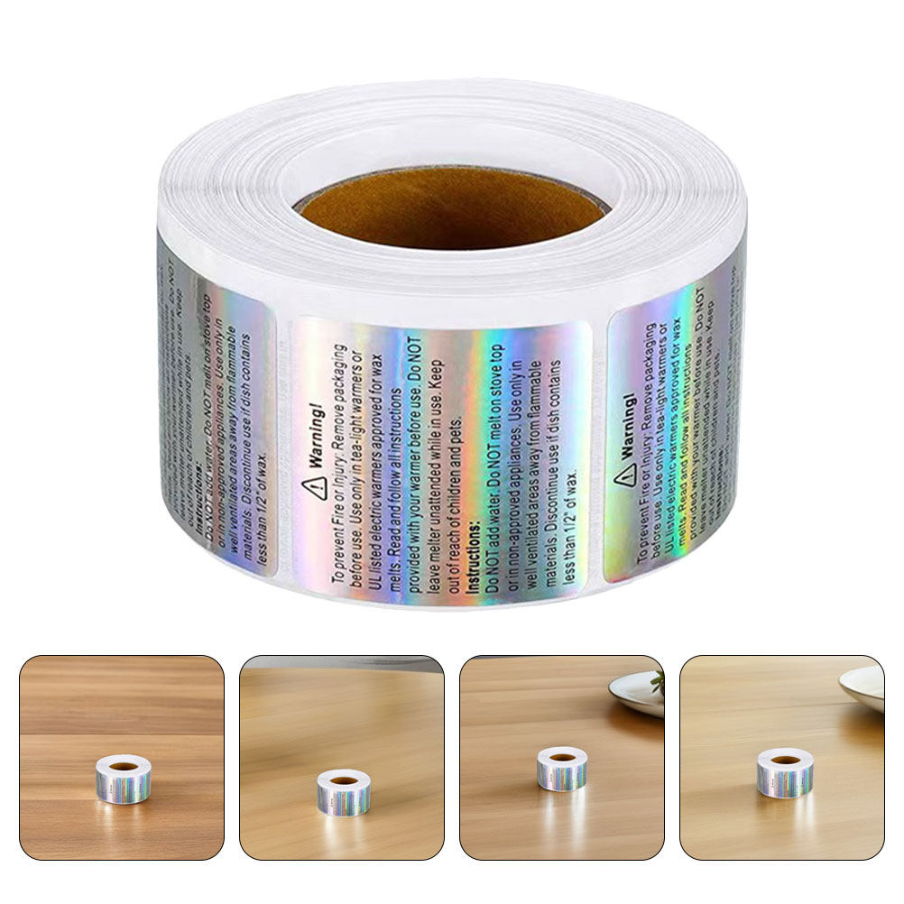 2rolls Holographic Warning Lab - Candle Warning Label 评论和价格